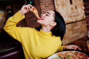 Bajar de peso comiendo pizza